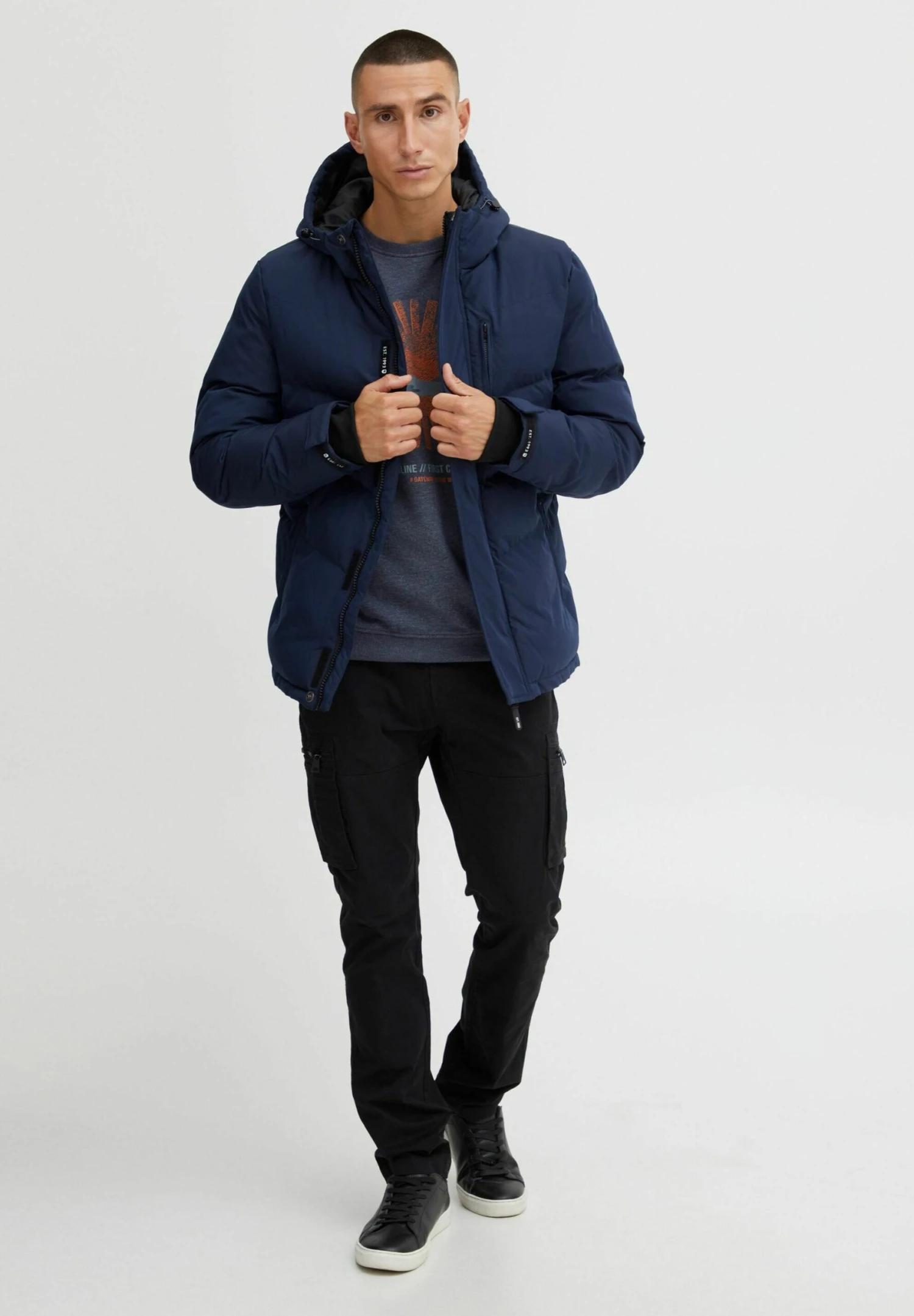 Indicode Jeans Idstephin- Winterjas - Navy - Afbeelding 2
