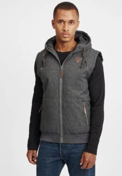 Indicode Jeans Idlecter - Bodywarmer - Charcoal Mix