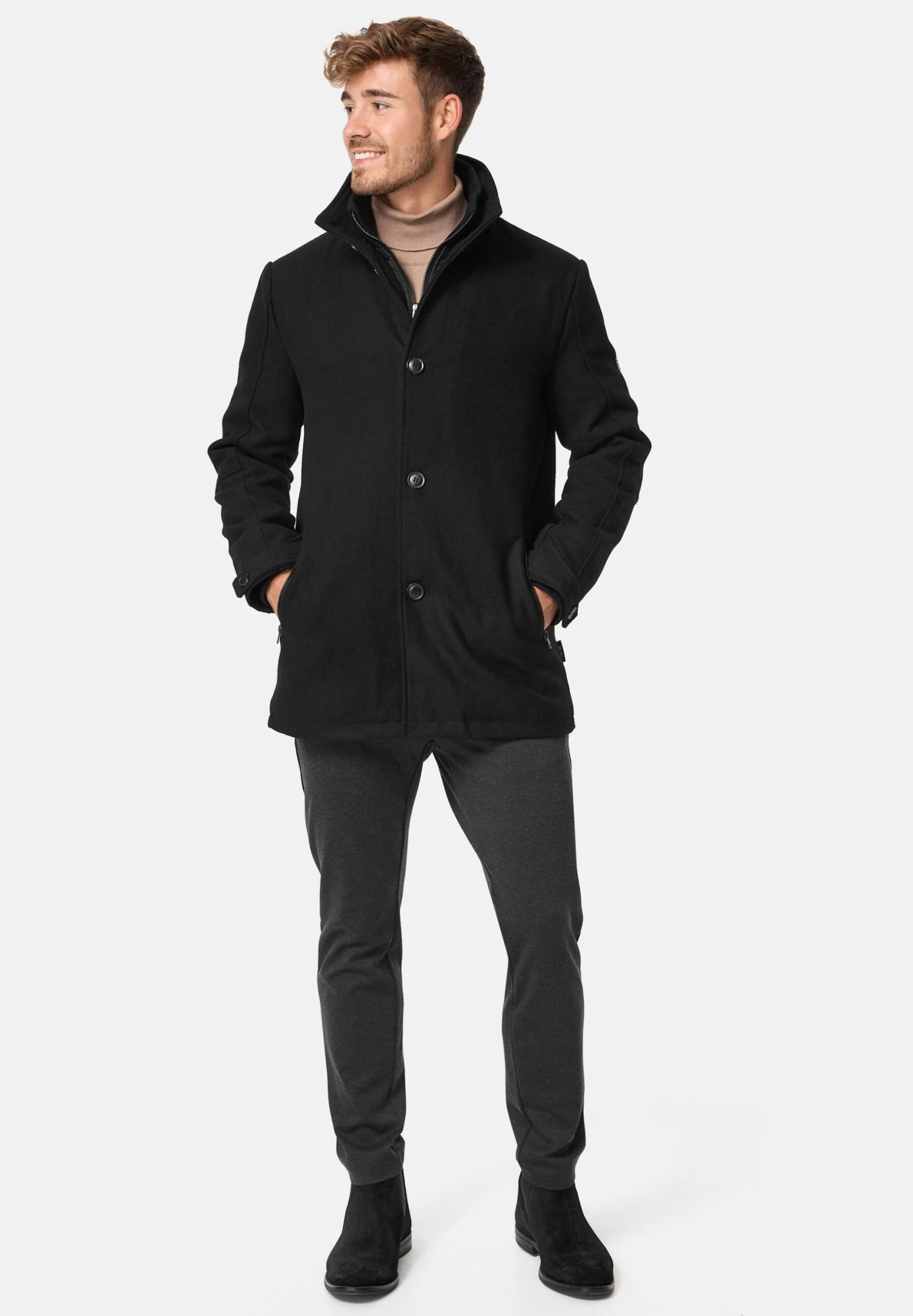 Indicode Jeans Mäntel Brittany - Jas - Black - Afbeelding 2