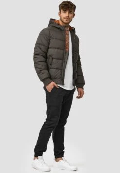 Indicode Jeans Adrian - Winterjas - Raven