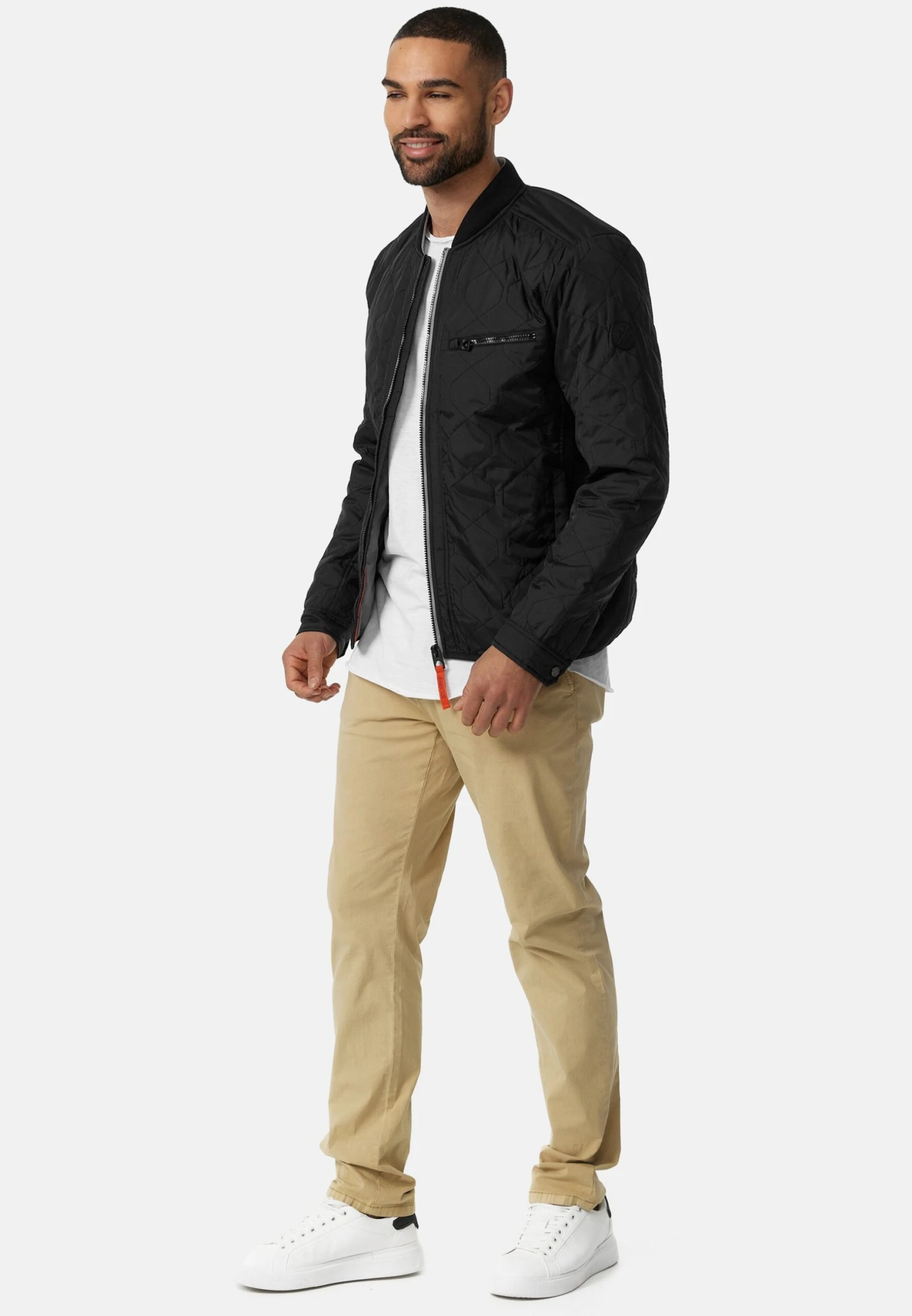 Indicode Jeans Übergangs Leander - Bomberjacks - Black - Afbeelding 2