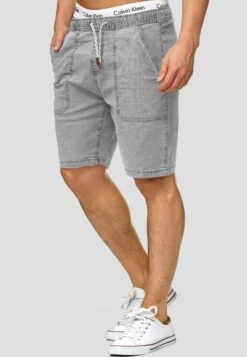Indicode Jeans Shorts - Light Grey