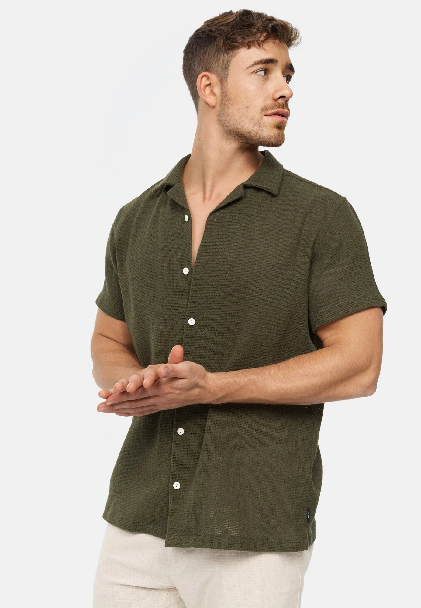 Indicode Jeans Overhemd - Army - Afbeelding 5