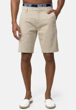 Indicode Jeans Shorts - Fog