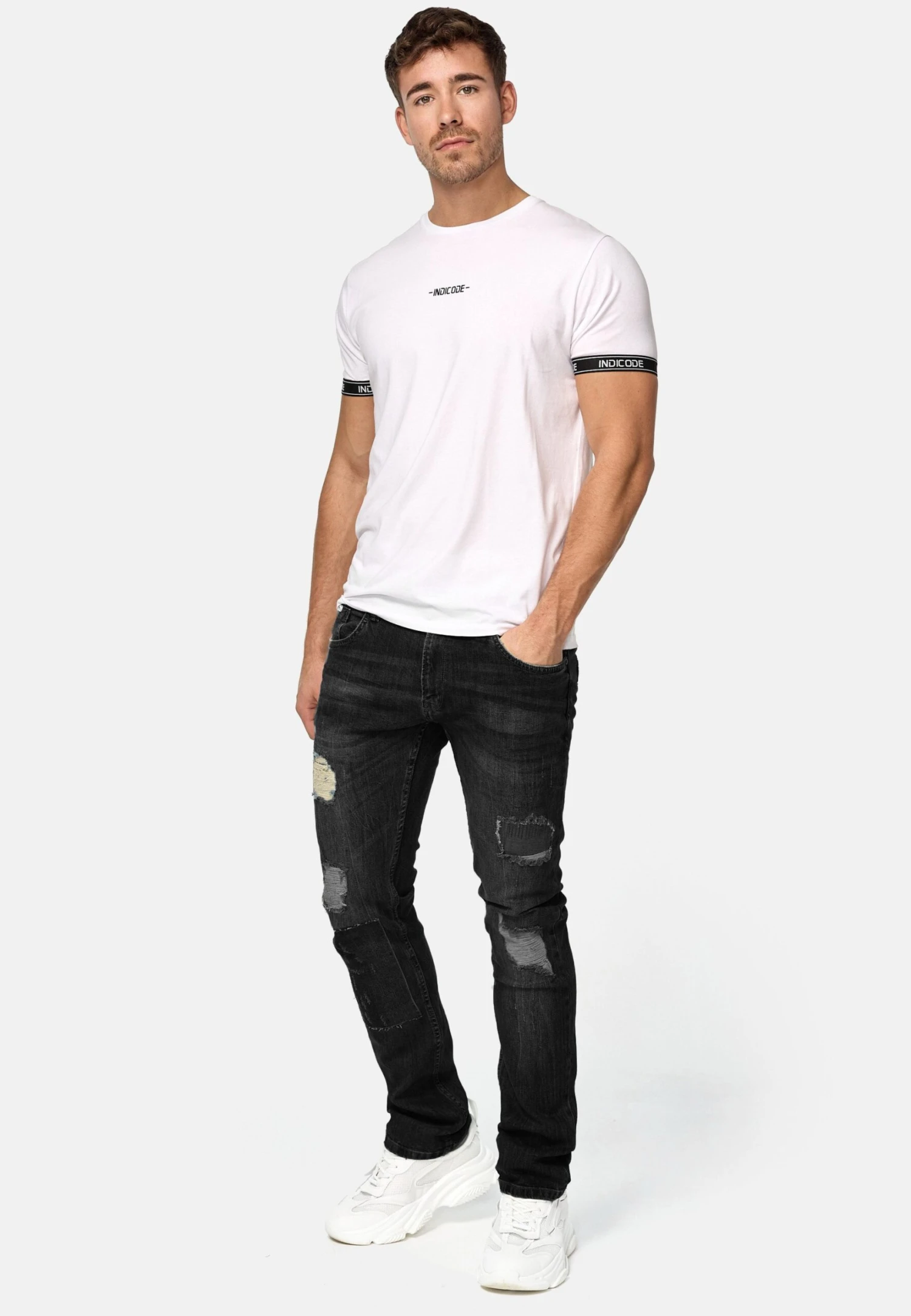 Indicode Jeans Mcintyre - Straight Leg Jeans - Black - Afbeelding 2