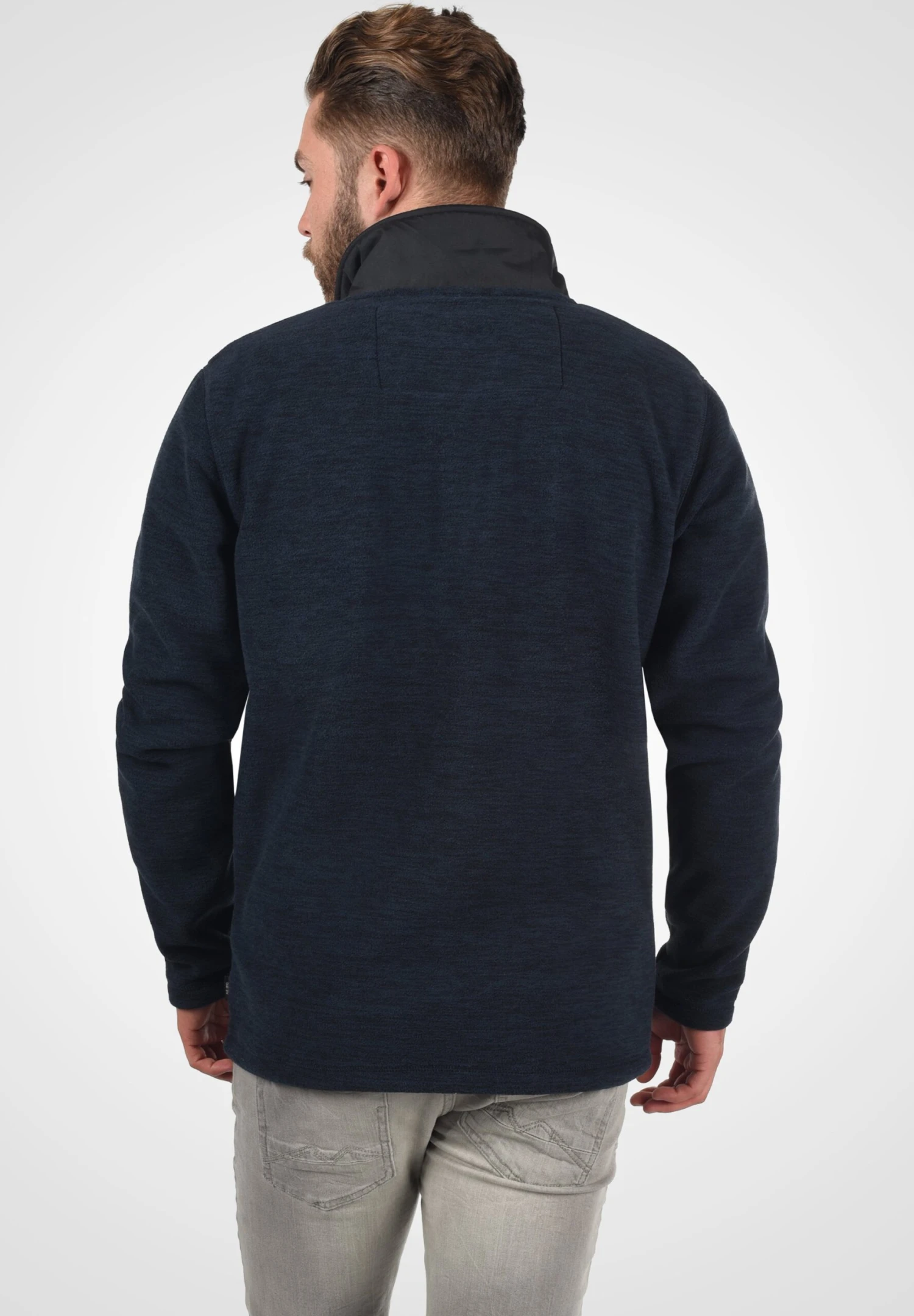 Indicode Jeans Idwilton - Fleecejas - Navy Mix - Afbeelding 3