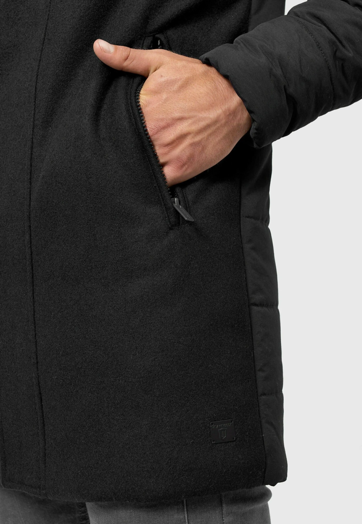 Indicode Jeans Parka - Charcoal Mix - Afbeelding 5