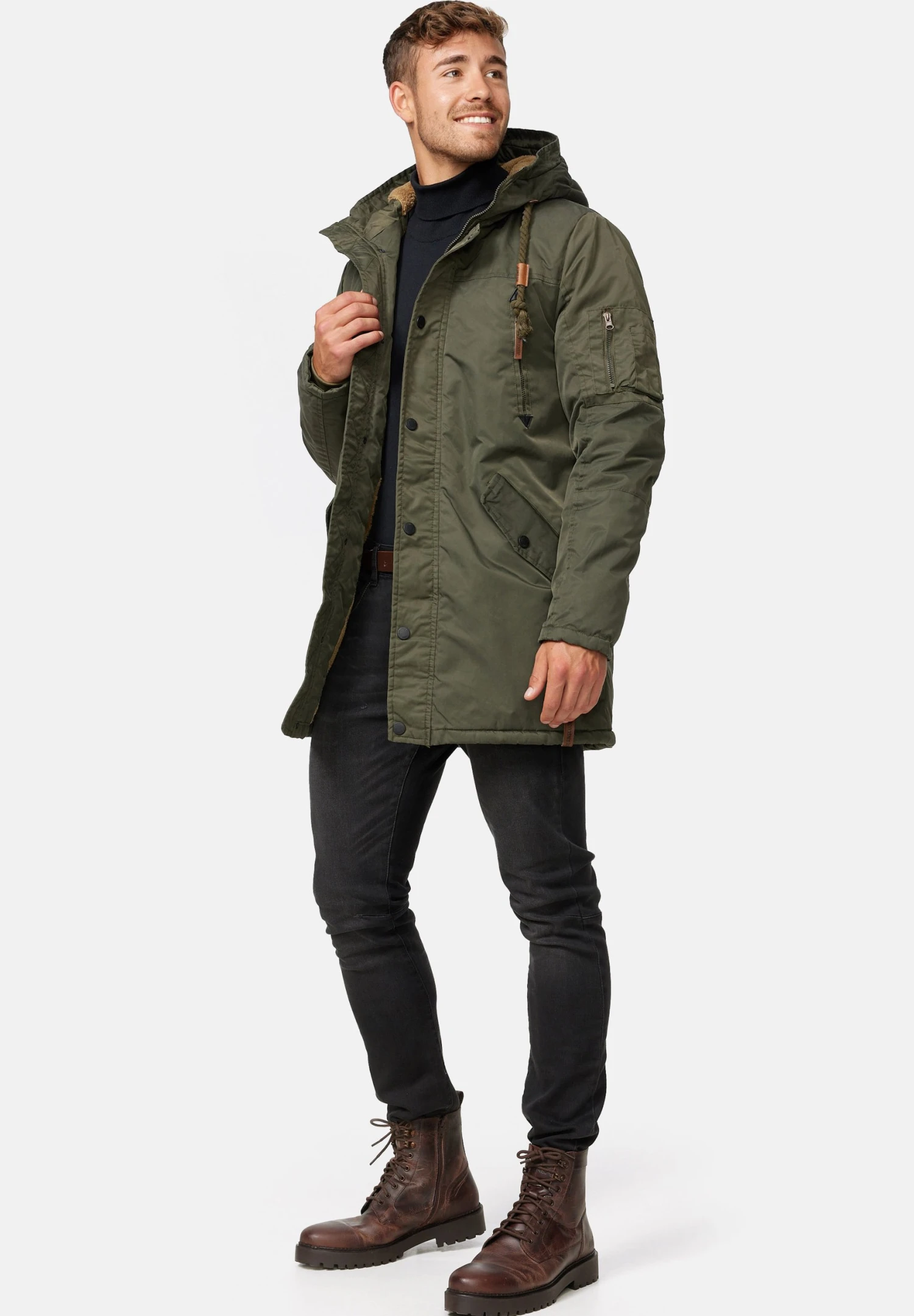 Indicode Jeans Bardsley - Winterjas - Forest - Afbeelding 2