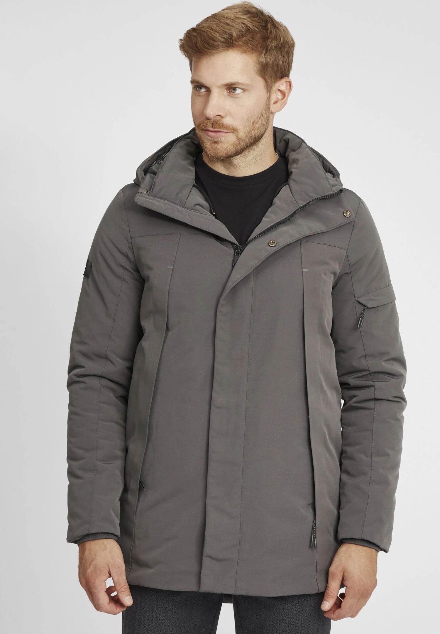 Indicode Jeans Idrader - Winterjas - Forged Iron