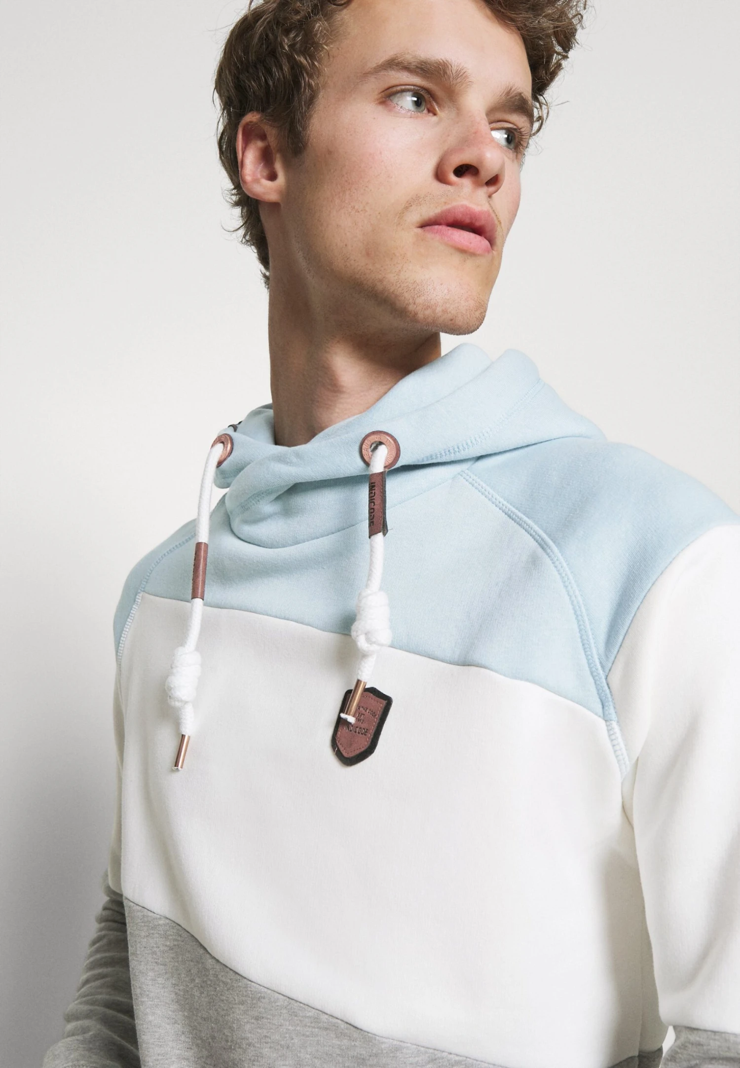 Indicode Jeans Pessac - Hoodie - Skyblue - Afbeelding 4