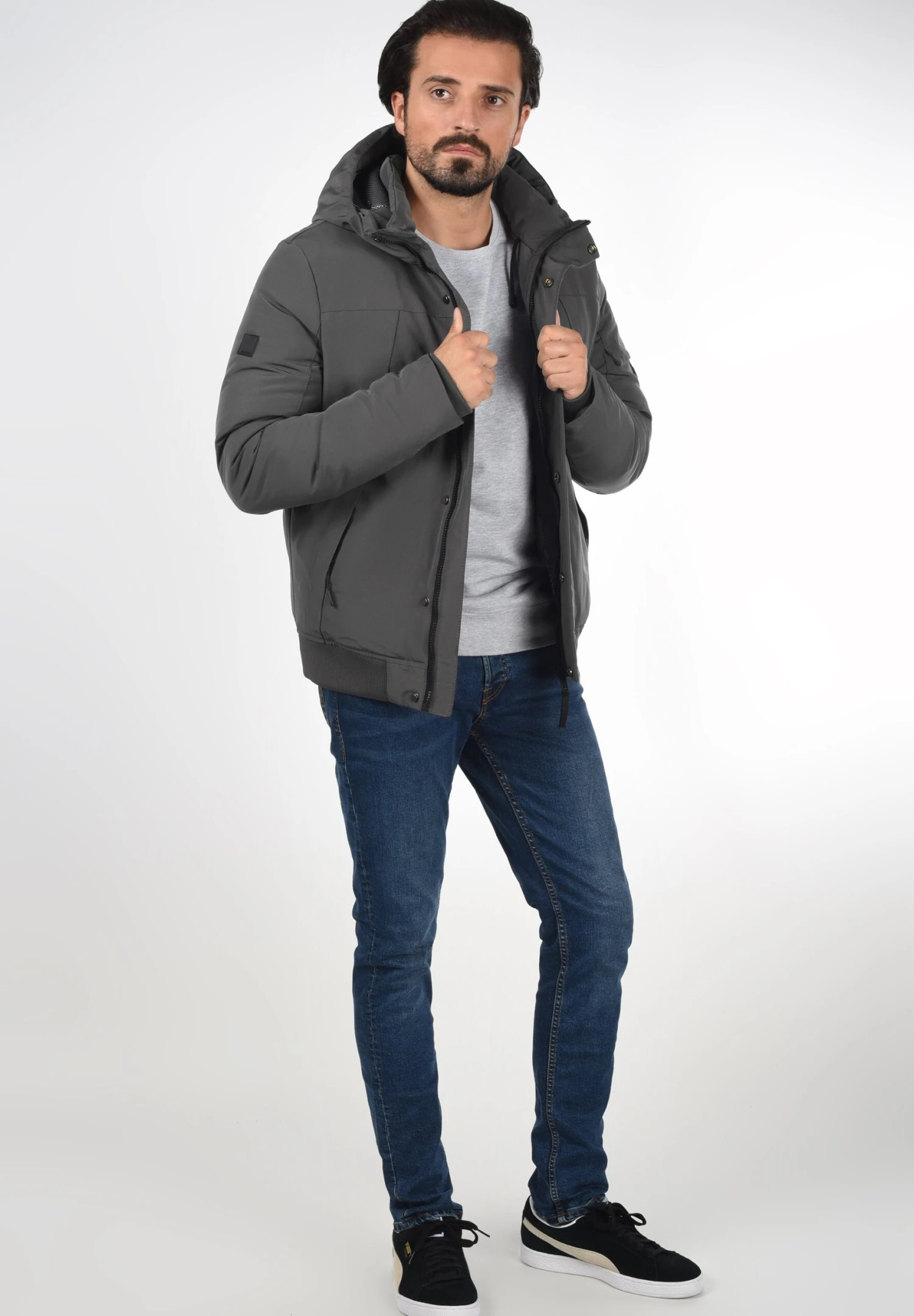 Indicode Jeans Madot - Winterjas - Forged Iron - Afbeelding 2