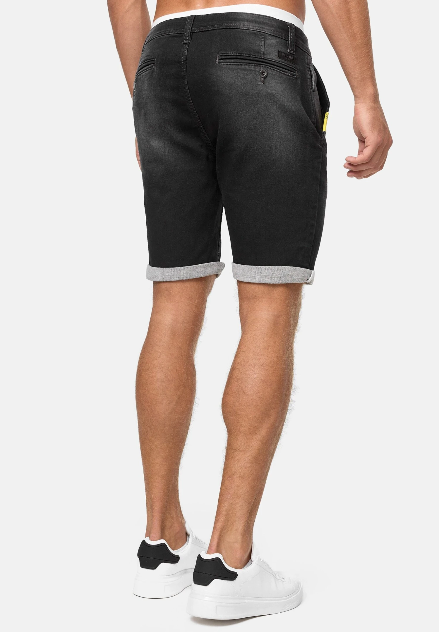 Indicode Jeans Jeansshort - Vintage Black - Afbeelding 3