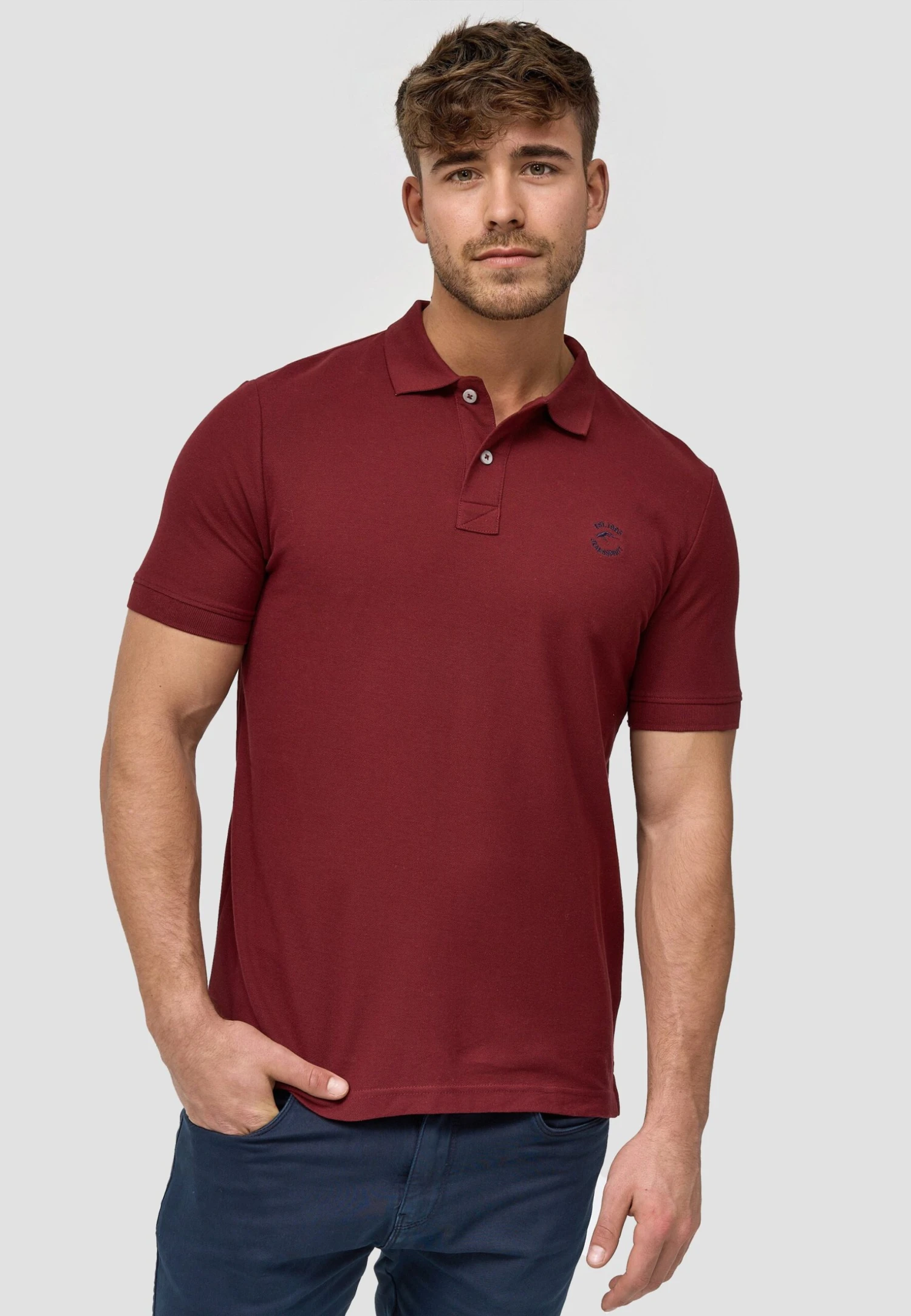 Indicode Jeans Wadim - Poloshirt - Bordeaux