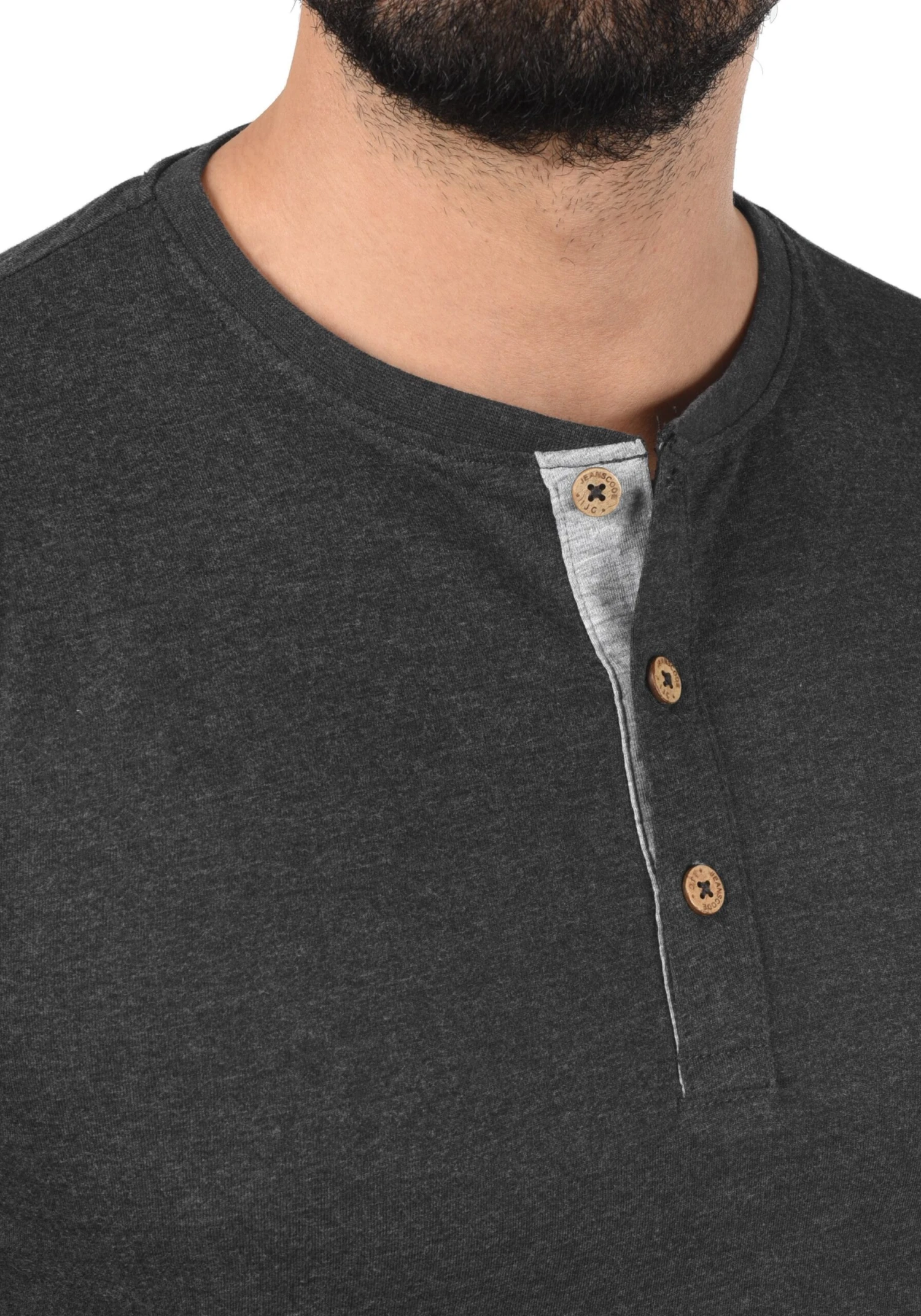 Indicode Jeans Idgifford - Longsleeve - Charcoal - Afbeelding 4