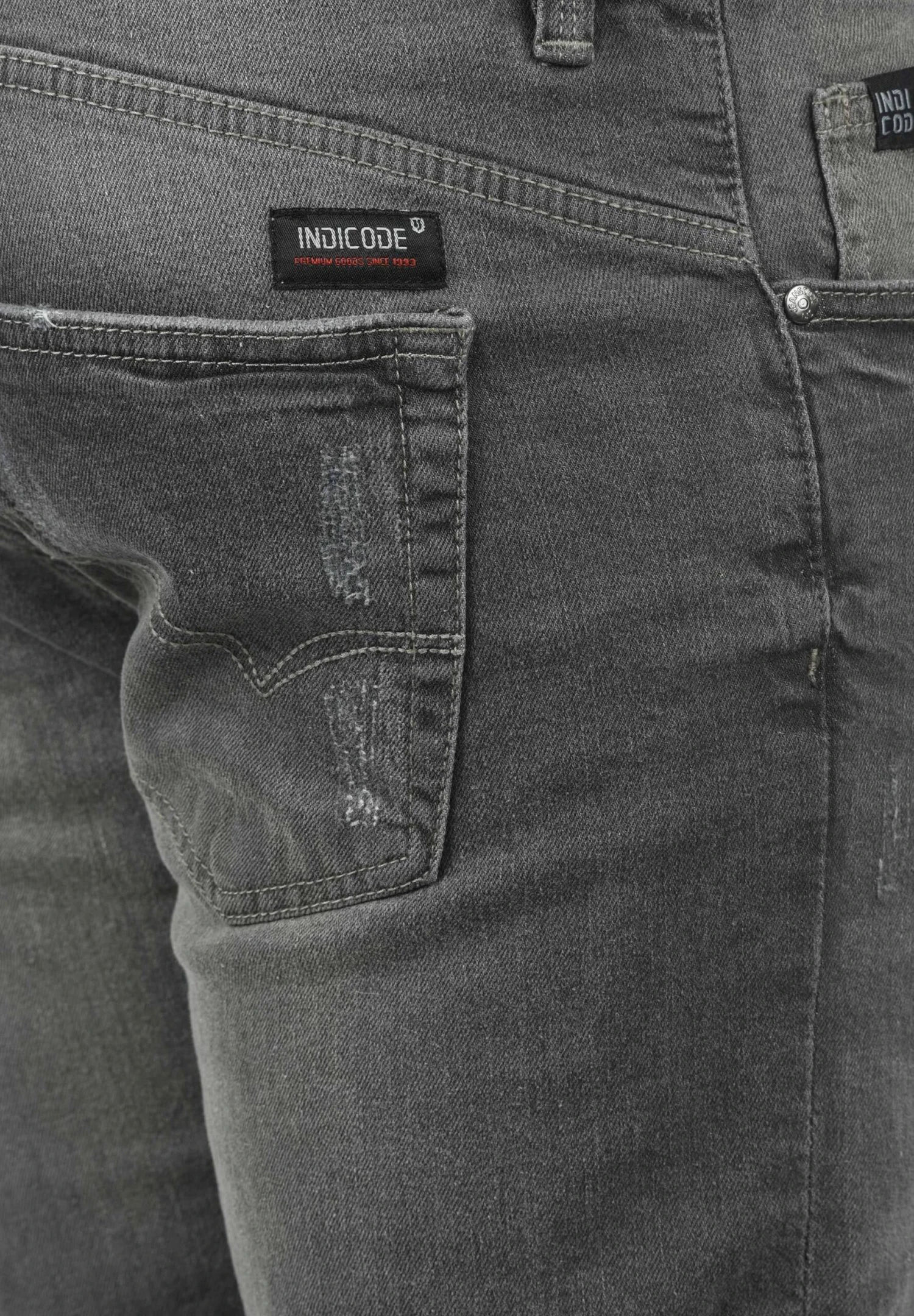 Indicode Jeans Idaldersgate - Slim Fit Jeans - Light Grey - Afbeelding 4