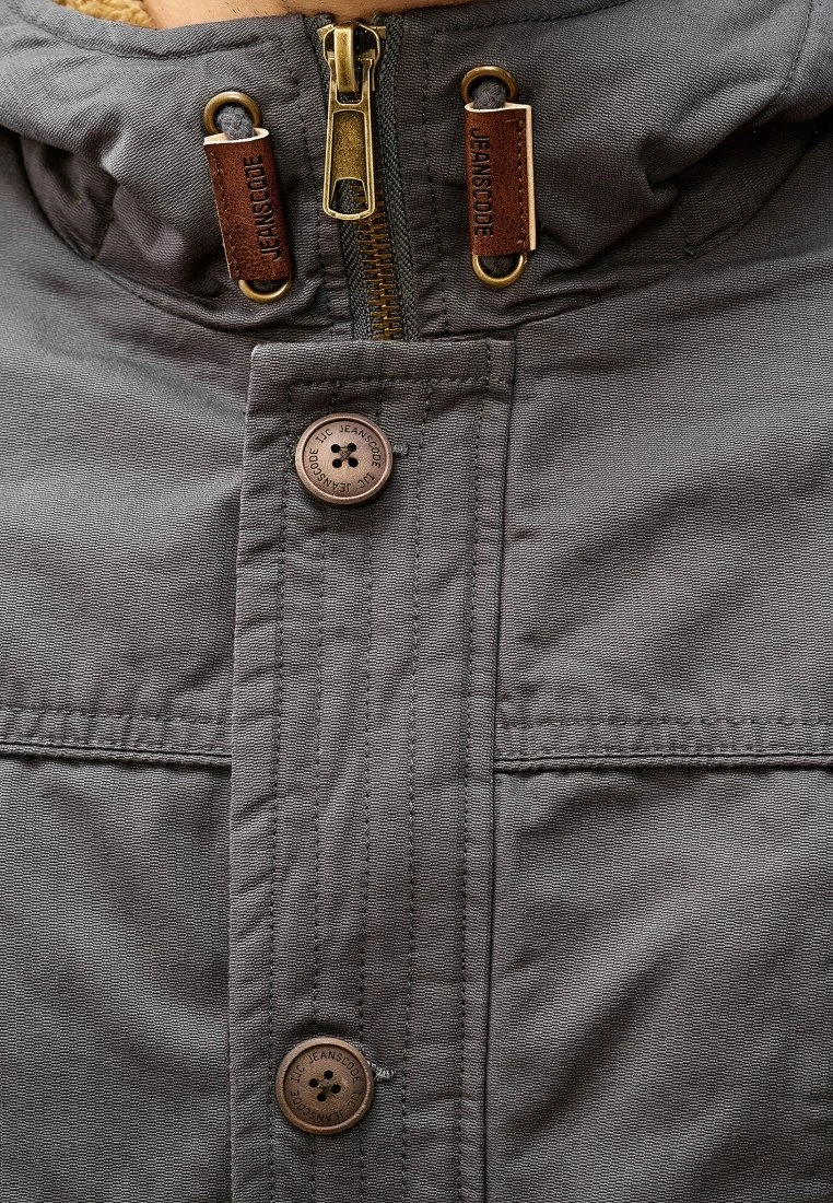 Indicode Jeans Winterjas - Dark Grey - Afbeelding 5