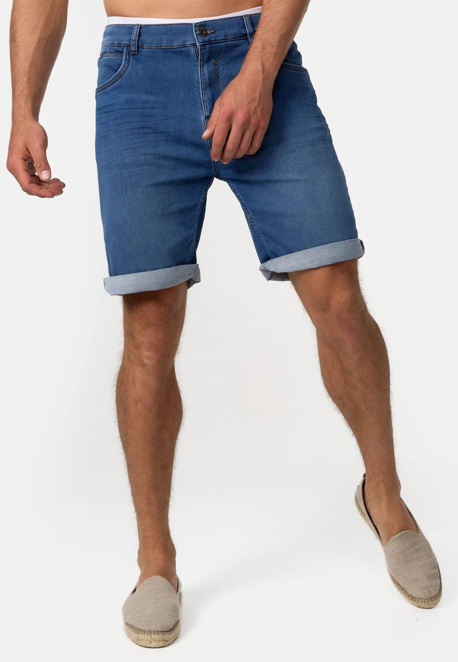 Indicode Jeans Lonar - Jeansshort - Blue Wash - Afbeelding 4