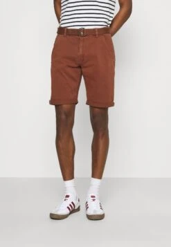 Indicode Jeans Kaiser Chino Exclusiv - Shorts - Bootbeer