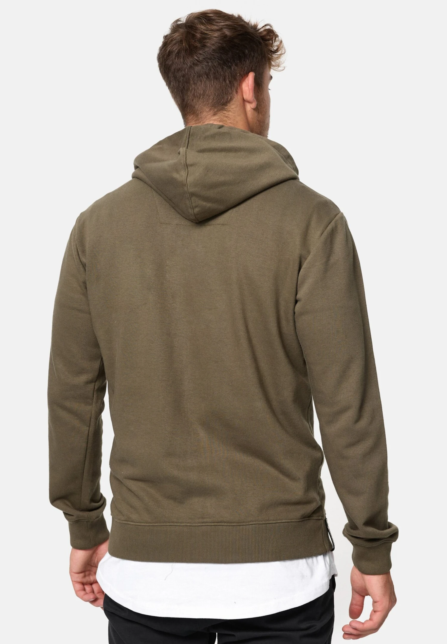 Indicode Jeans Sweater Met Rits - Army - Afbeelding 3