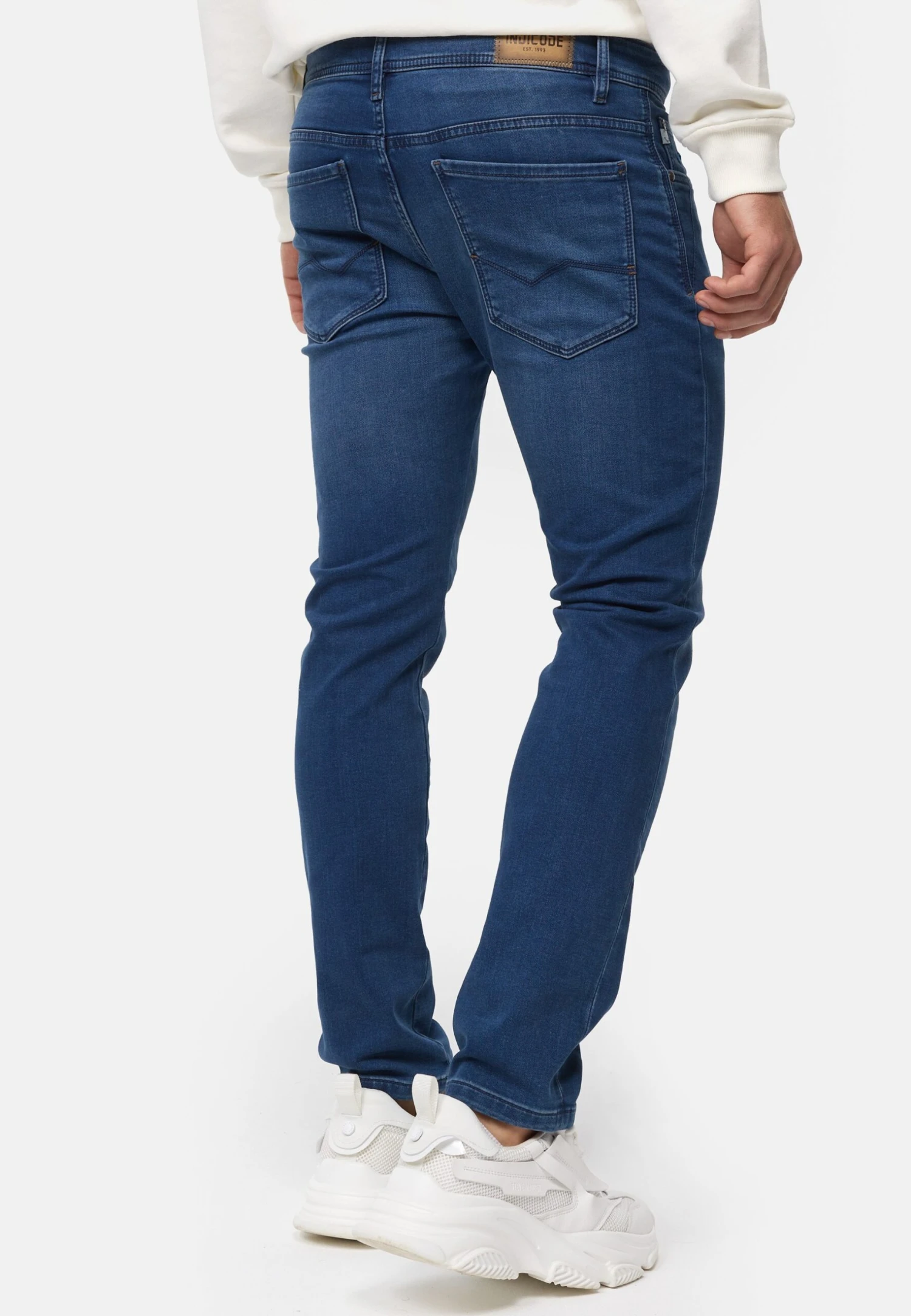 Indicode Jeans Incoil - Straight Leg Jeans - Medium Indigo - Afbeelding 3