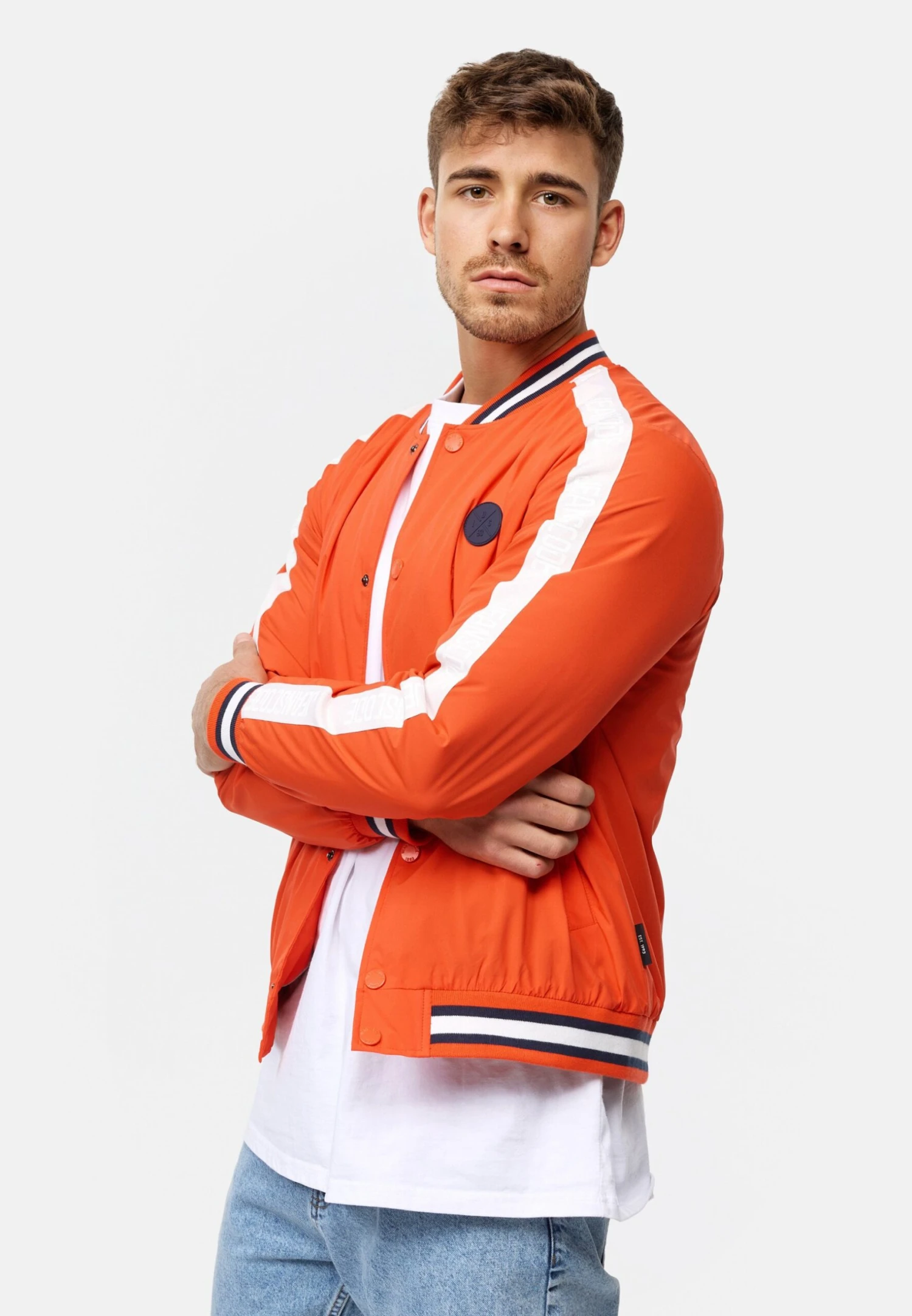 Indicode Jeans Übergangs Ingillian - Bomberjacks - Cherry Tomato - Afbeelding 4