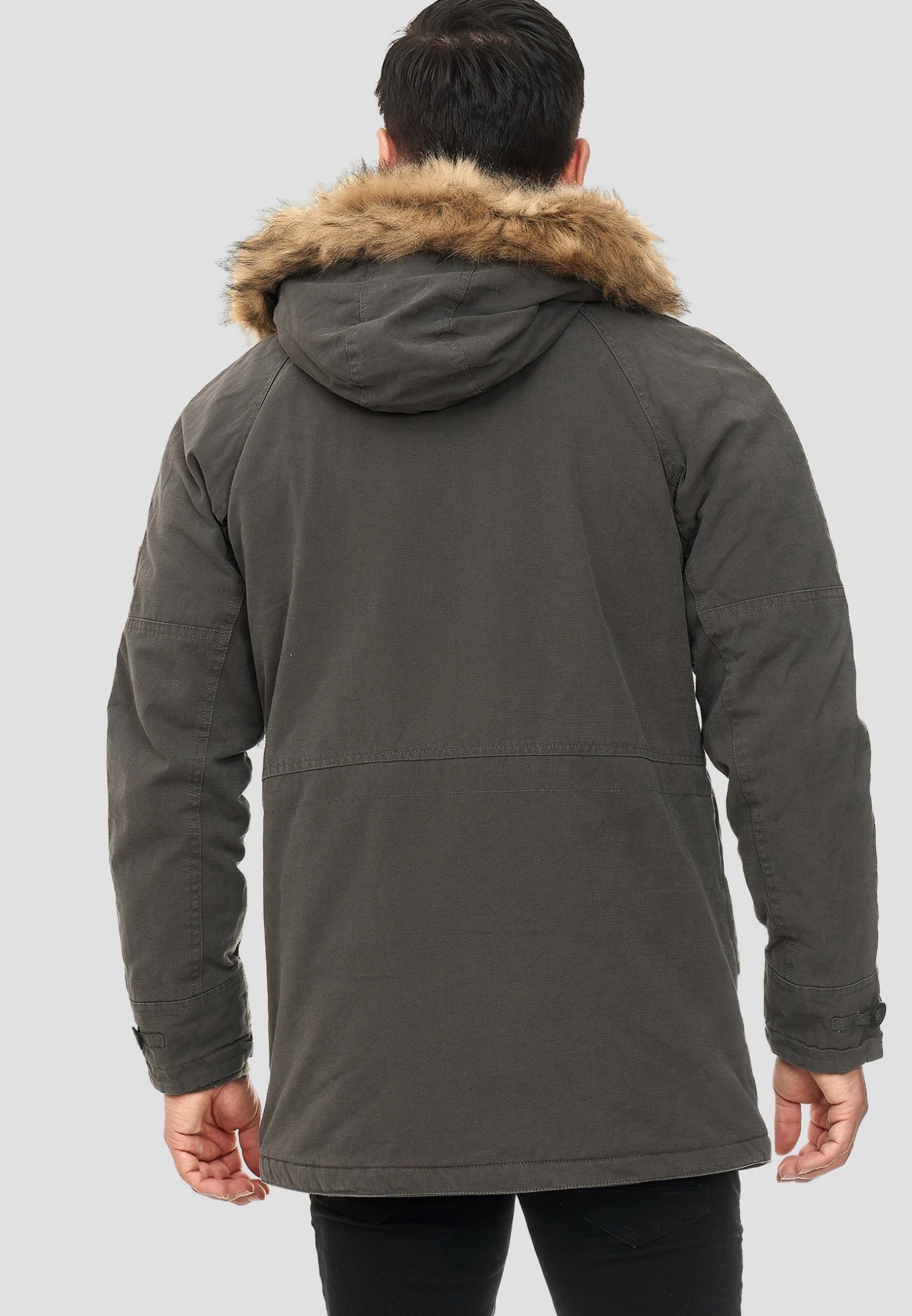 Indicode Jeans Winterjas - Anthracite - Afbeelding 3