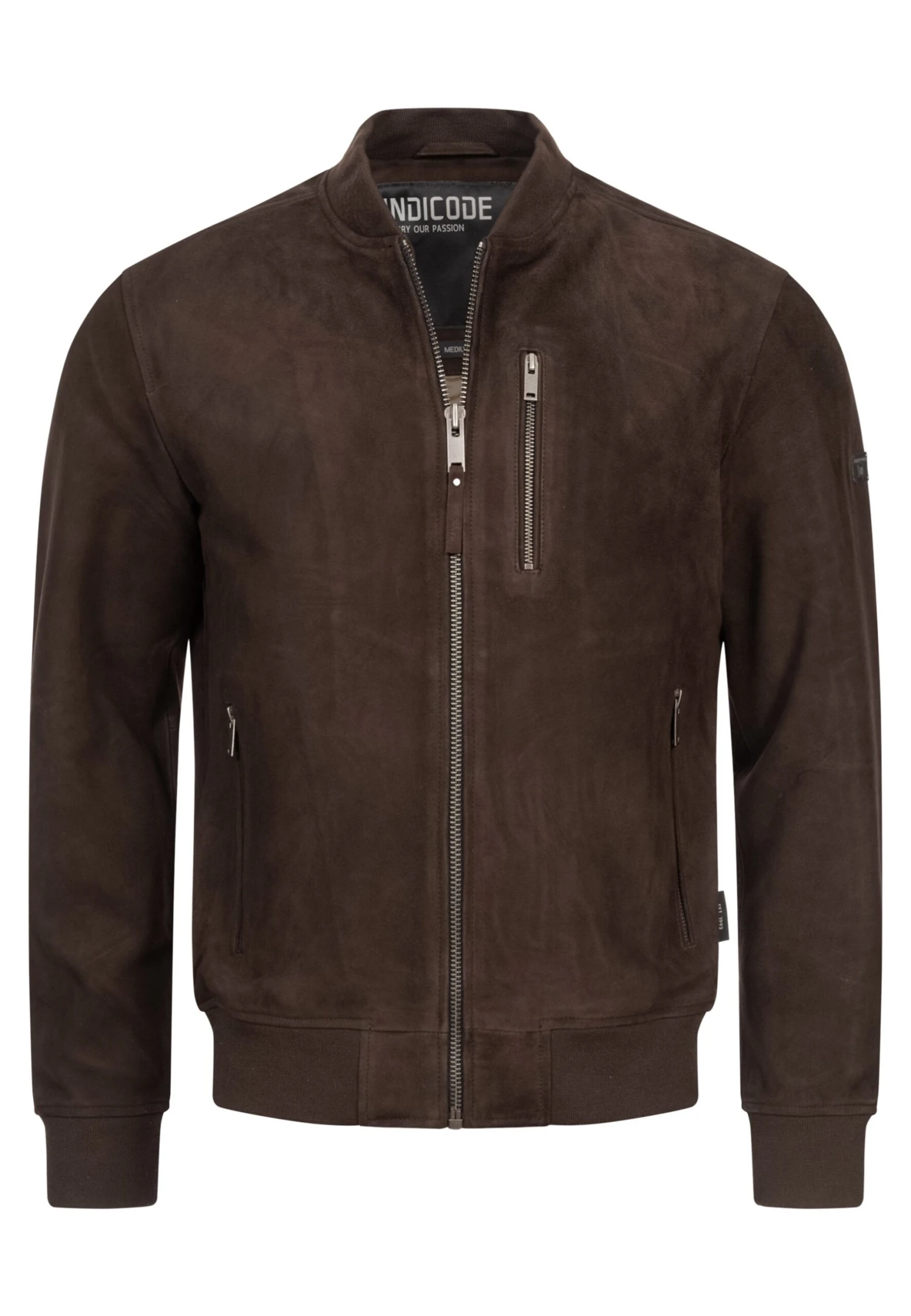 Indicode Jeans Maddoc - Leren Jas - Dk Brown - Afbeelding 5