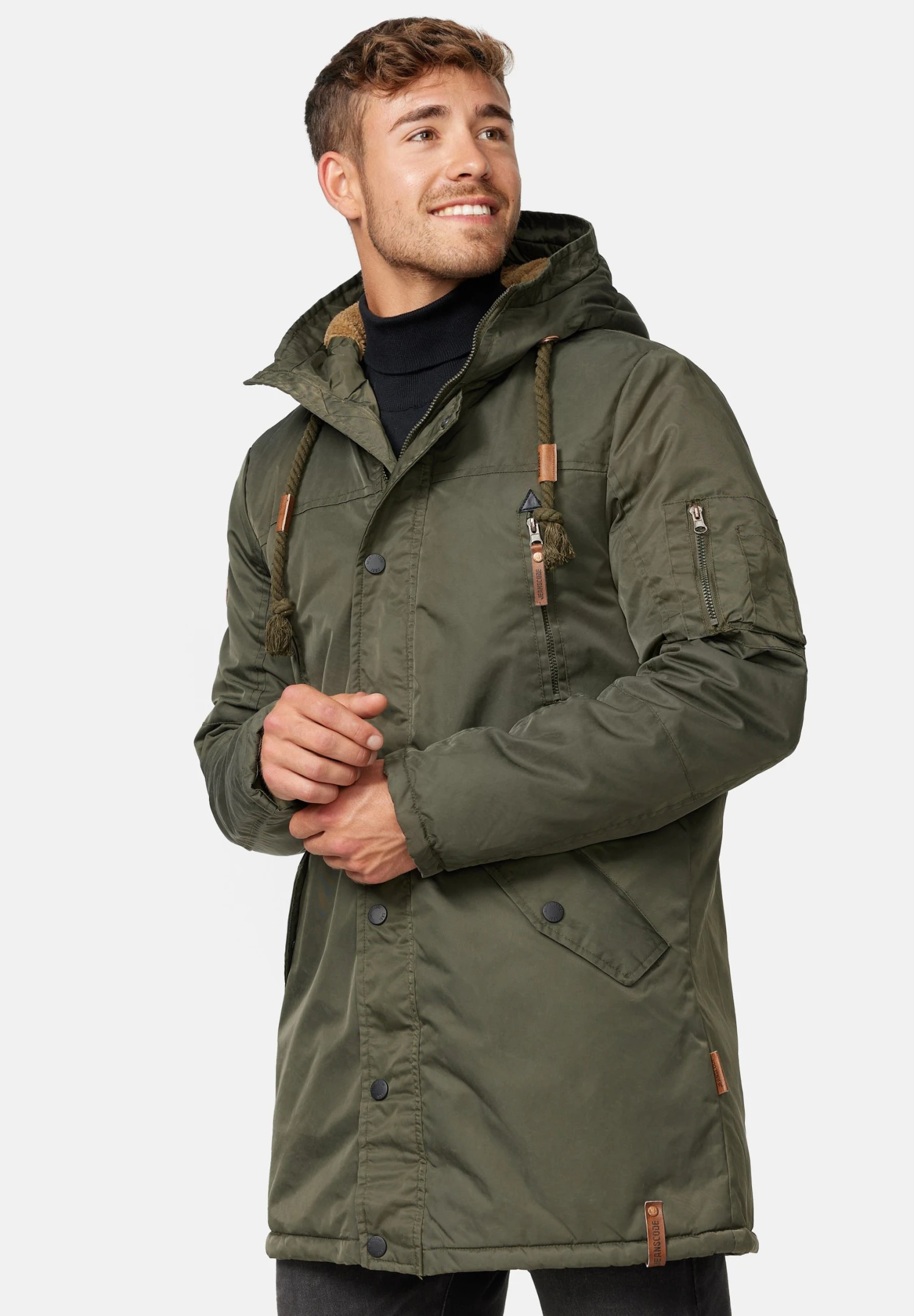 Indicode Jeans Bardsley - Winterjas - Forest - Afbeelding 4