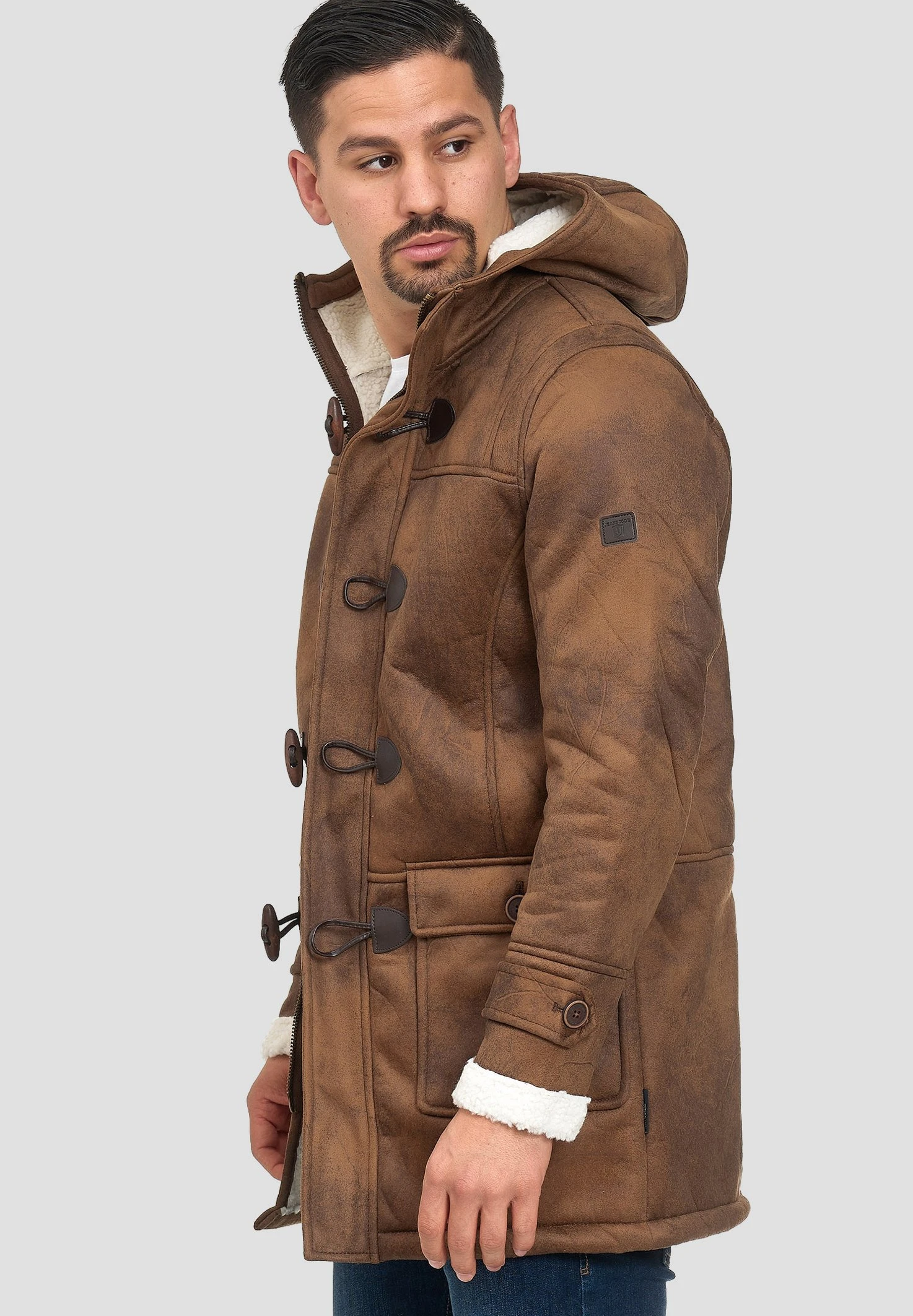 Indicode Jeans Winterjas - Brown Sugar - Afbeelding 4