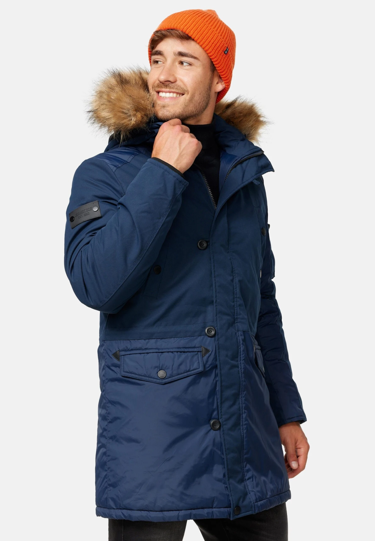 Indicode Jeans Jarl - Winterjas - Navy - Afbeelding 4