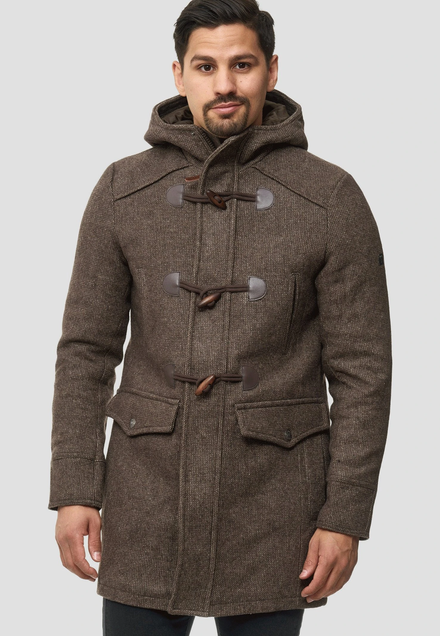 Indicode Jeans Liam - Winterjas - Mottled Brown