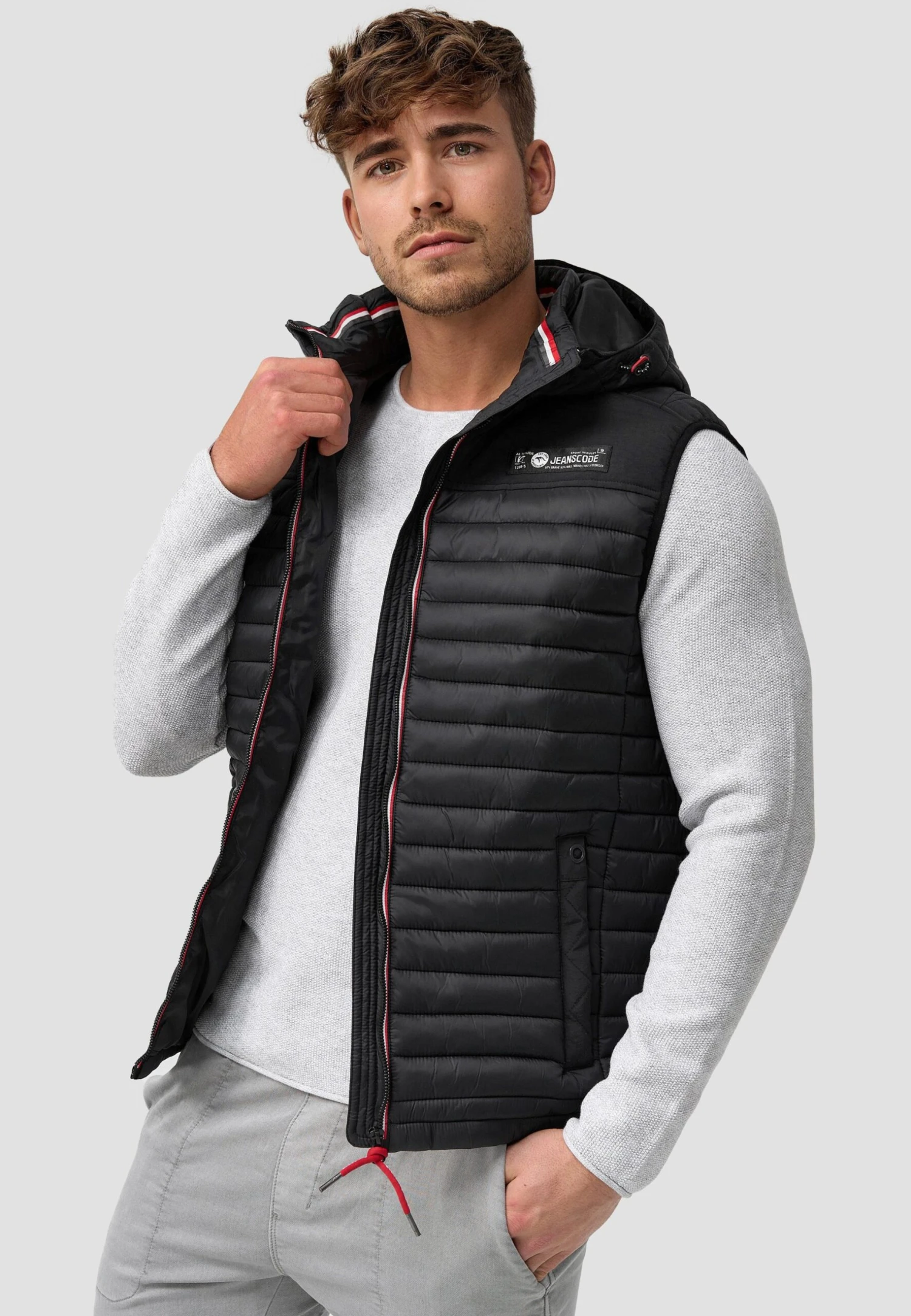 Indicode Jeans Bodywarmer - Black - Afbeelding 4