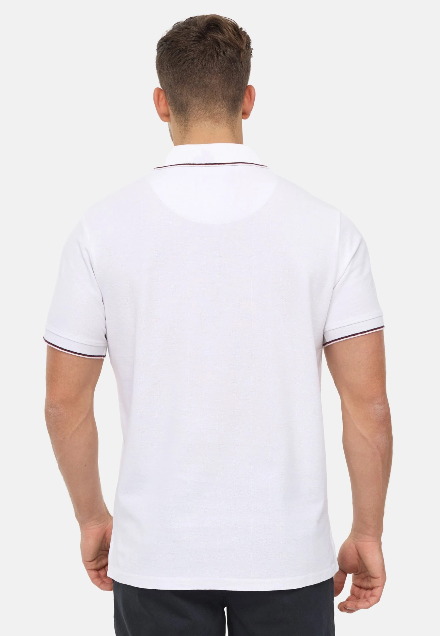 Indicode Jeans Wallo - Poloshirt - Offwhite - Afbeelding 3