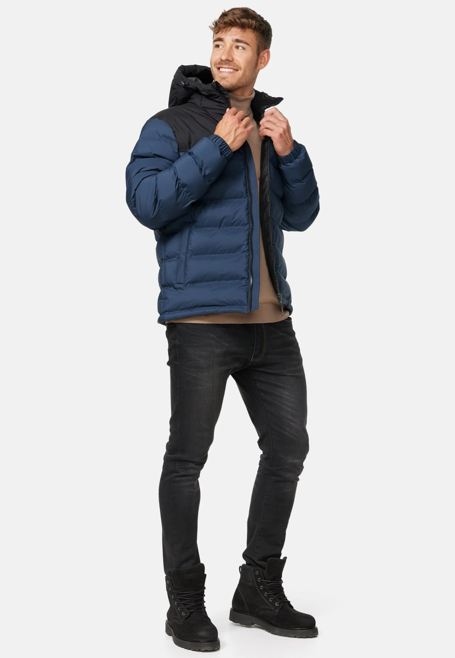 Indicode Jeans Stepp Eberhardy - Winterjas - Navy - Afbeelding 2