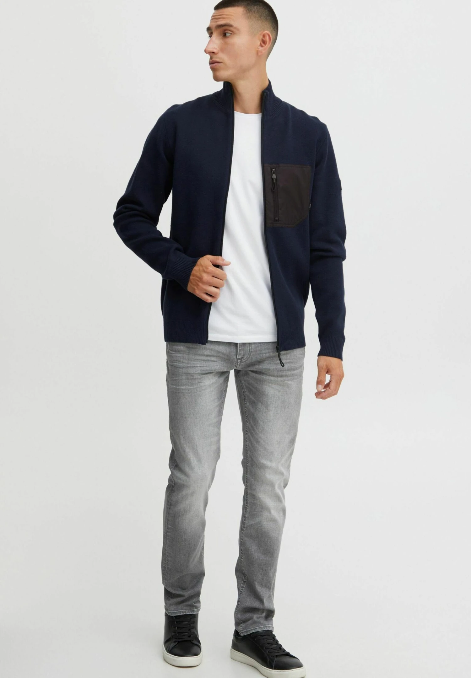 Indicode Jeans Idmedan - Vest - Navy - Afbeelding 2