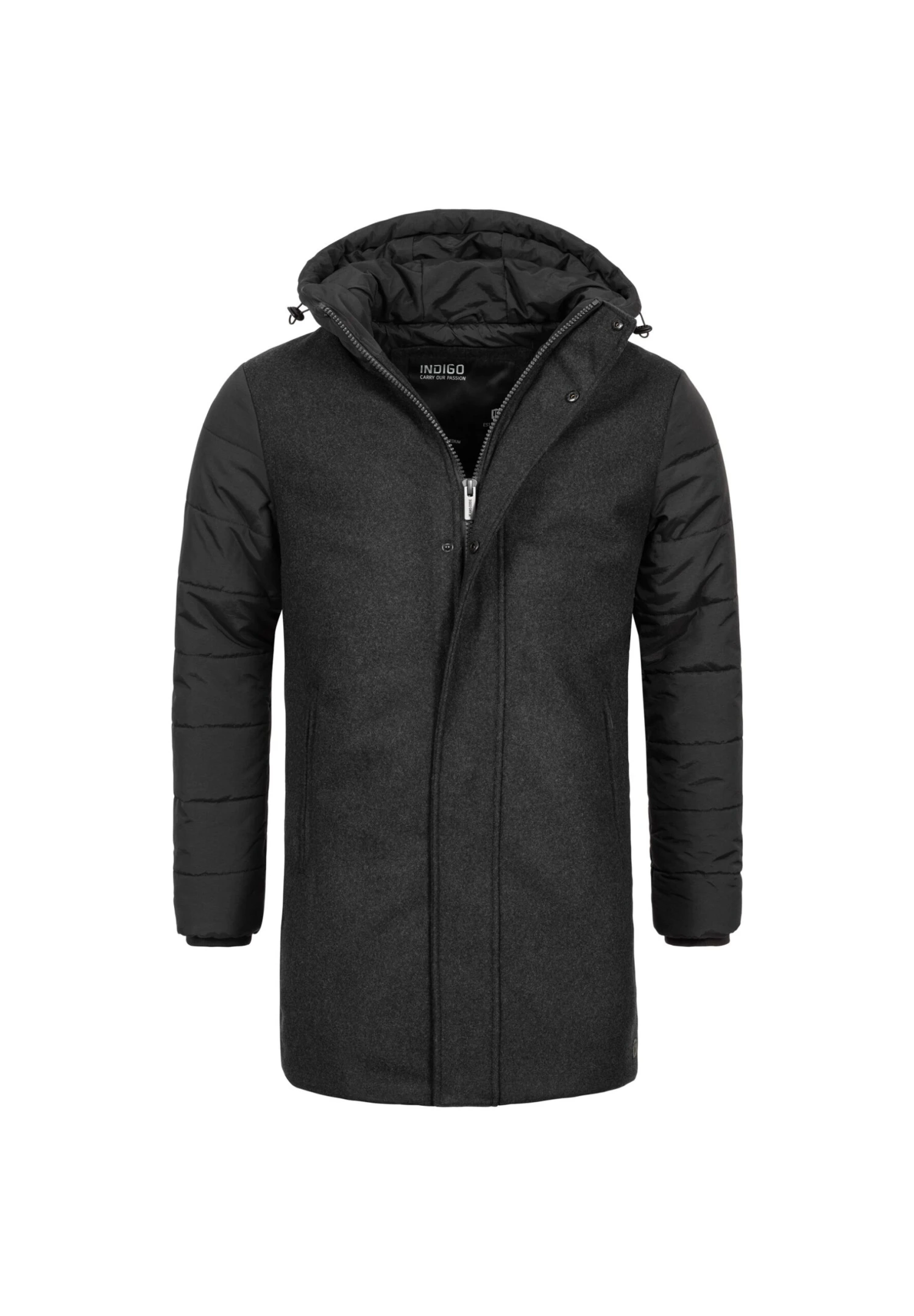 Indicode Jeans Parka - Charcoal Mix - Afbeelding 6