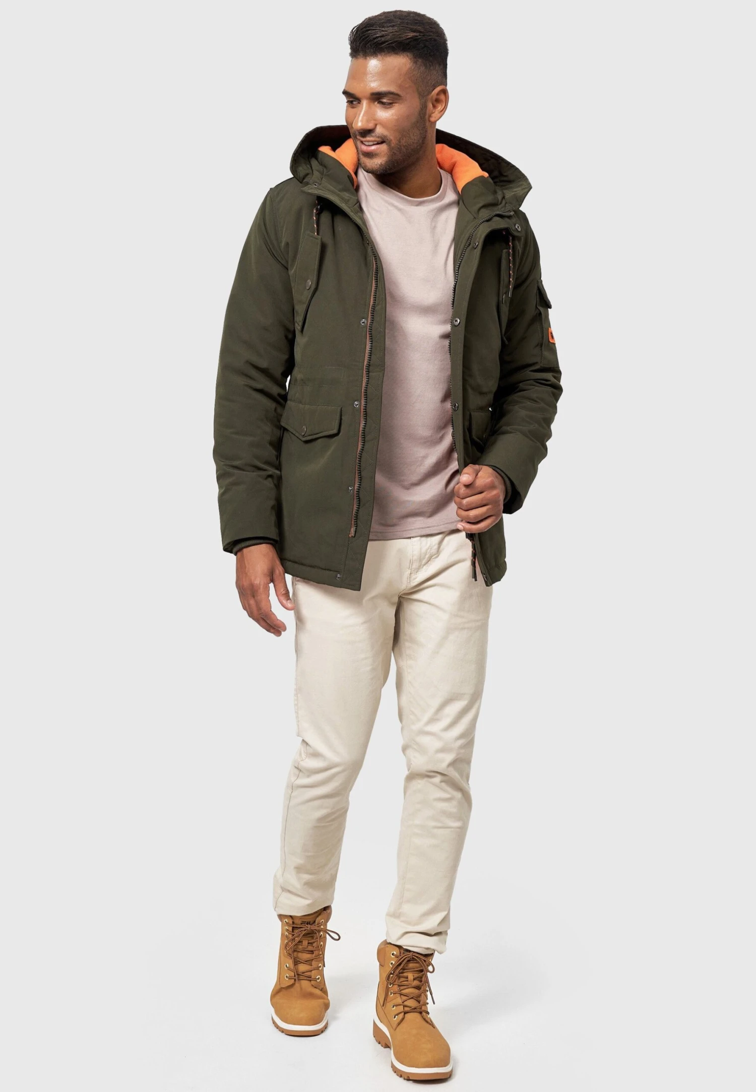 Indicode Jeans Winterjas - Army - Afbeelding 2