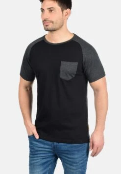 Indicode Jeans Idgresham - T-Shirt Print - Black