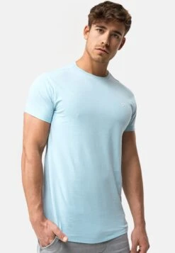 Indicode Jeans Kloge - T-Shirt Basic - Blue Wave