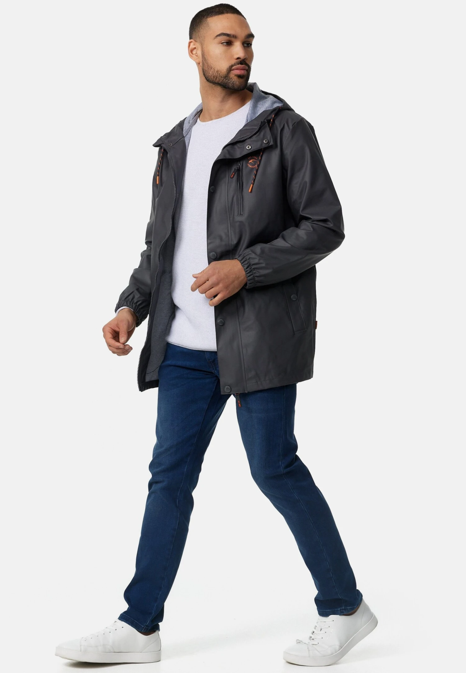 Indicode Jeans Parka - Dk Grey - Afbeelding 5