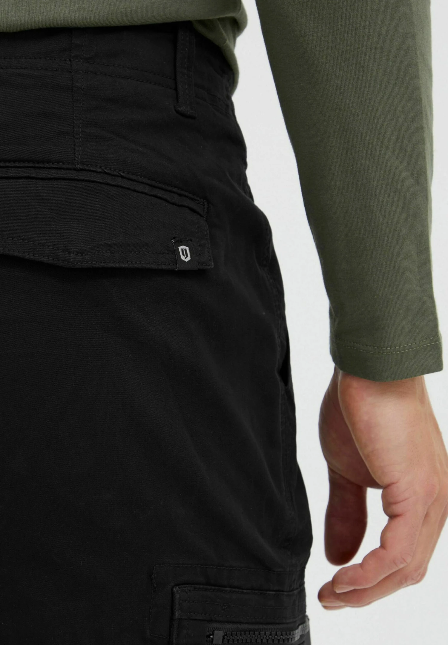 Indicode Jeans Cargobroek - Black - Afbeelding 5