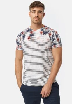 Indicode Jeans Ilbo - T-Shirt Print - Offwhite