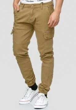 Indicode Jeans August - Cargobroek - Camel