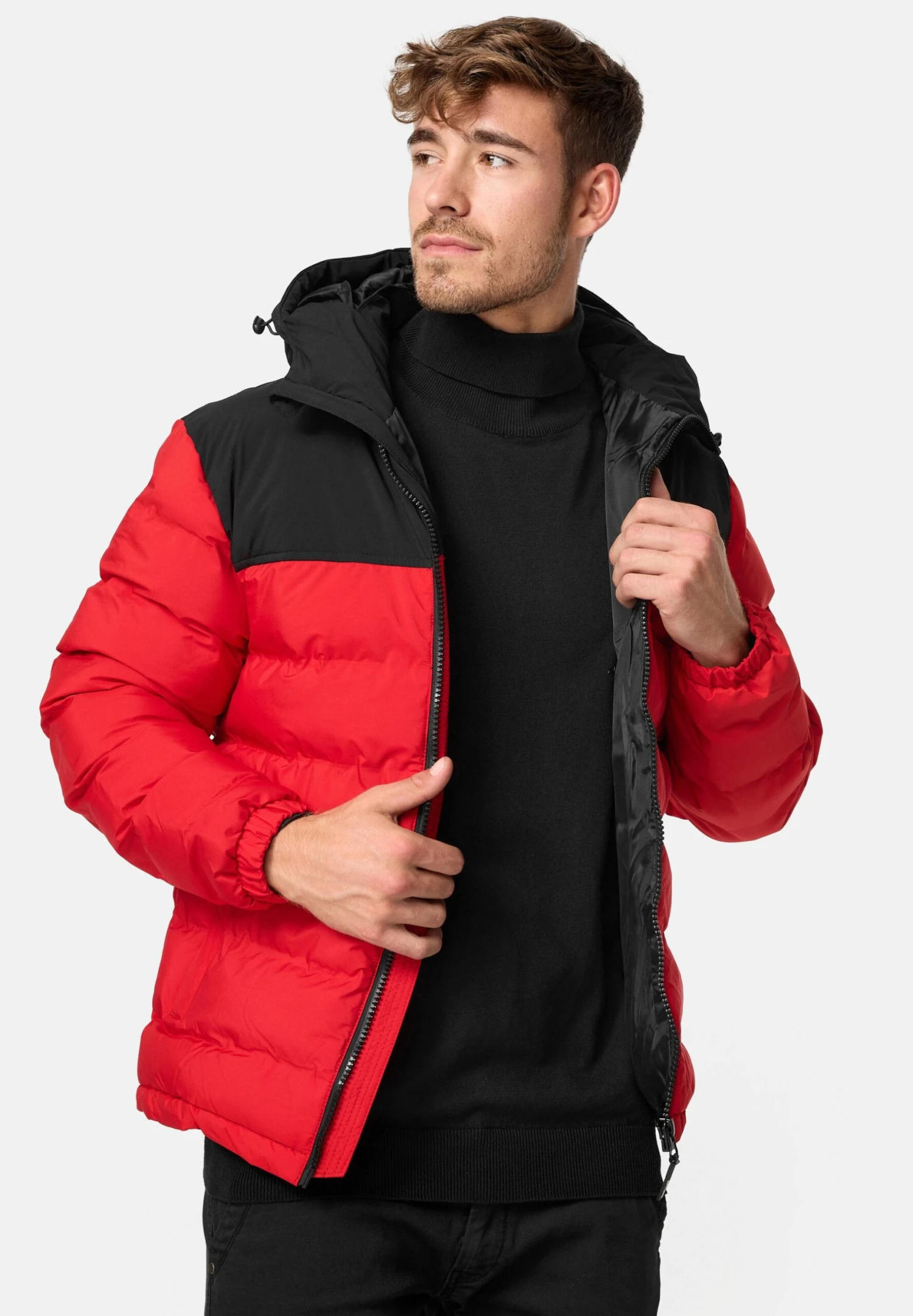 Indicode Jeans Stepp Eberhardy - Winterjas - Goji Berry