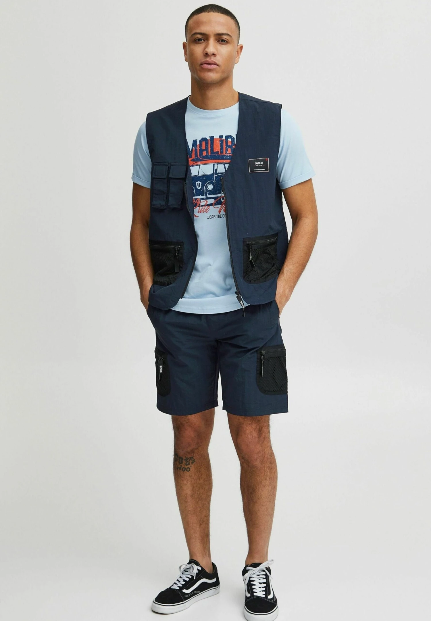 Indicode Jeans Idpiet - Bodywarmer - Navy - Afbeelding 2