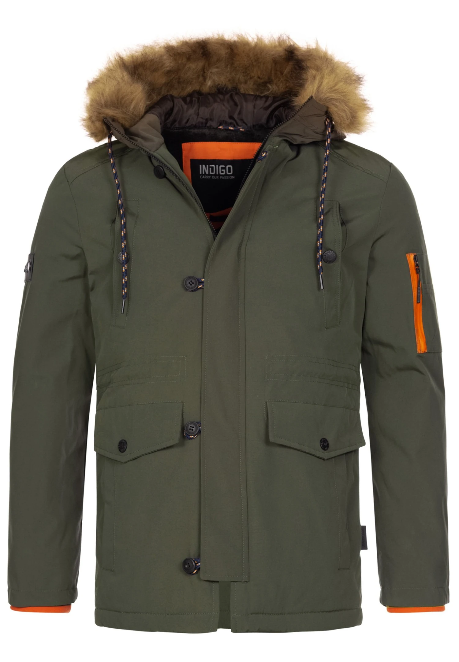 Indicode Jeans Leicester - Winterjas - Dark Green - Afbeelding 6