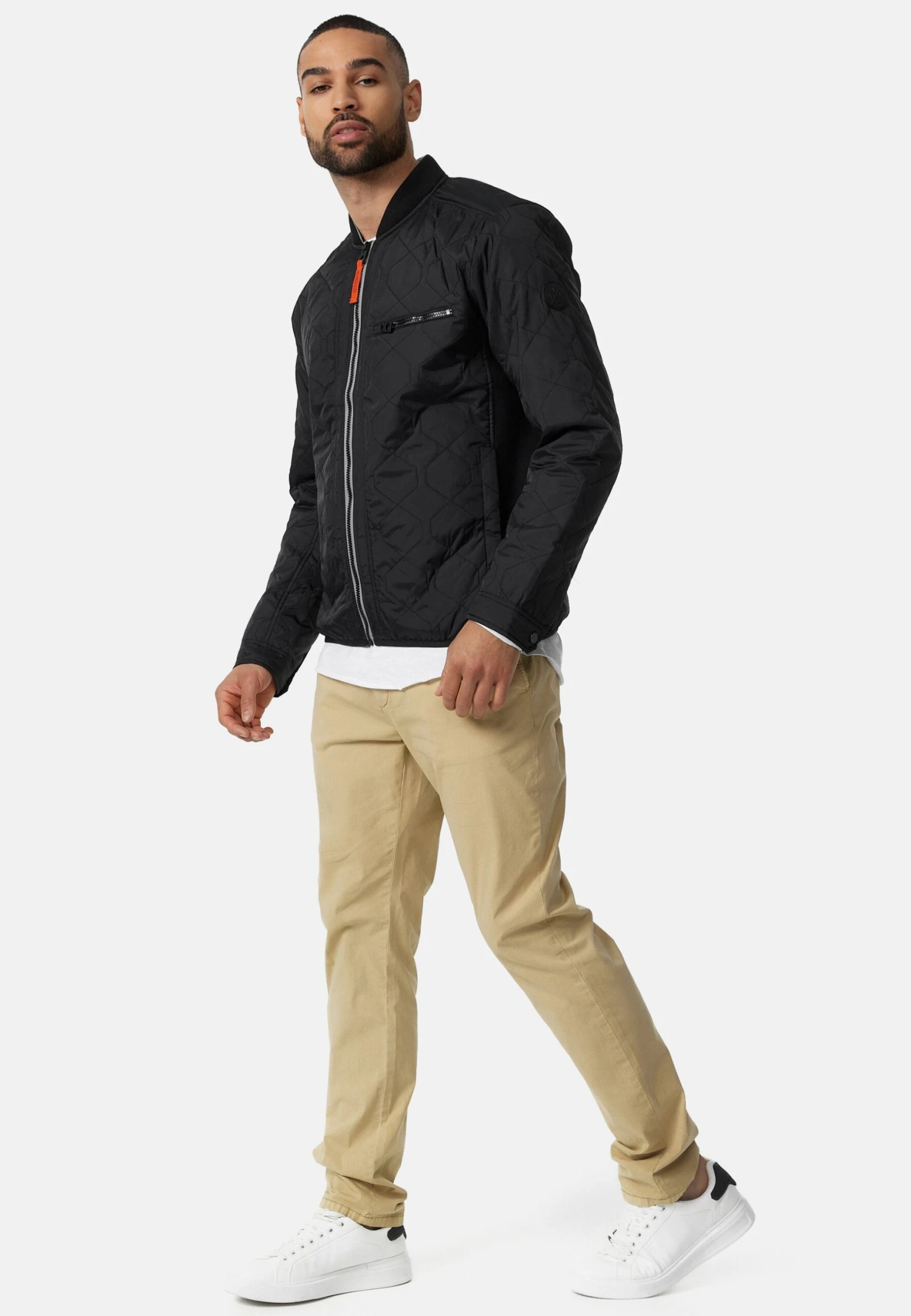 Indicode Jeans Übergangs Leander - Bomberjacks - Black - Afbeelding 5