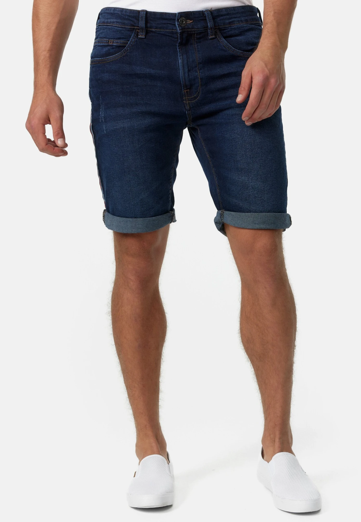 Indicode Jeans Jeansshort - Dark Blue