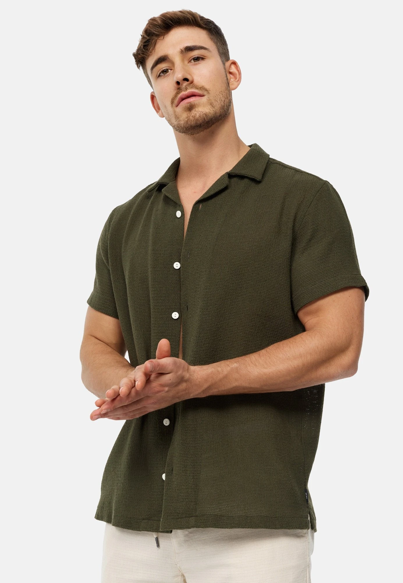 Indicode Jeans Overhemd - Army