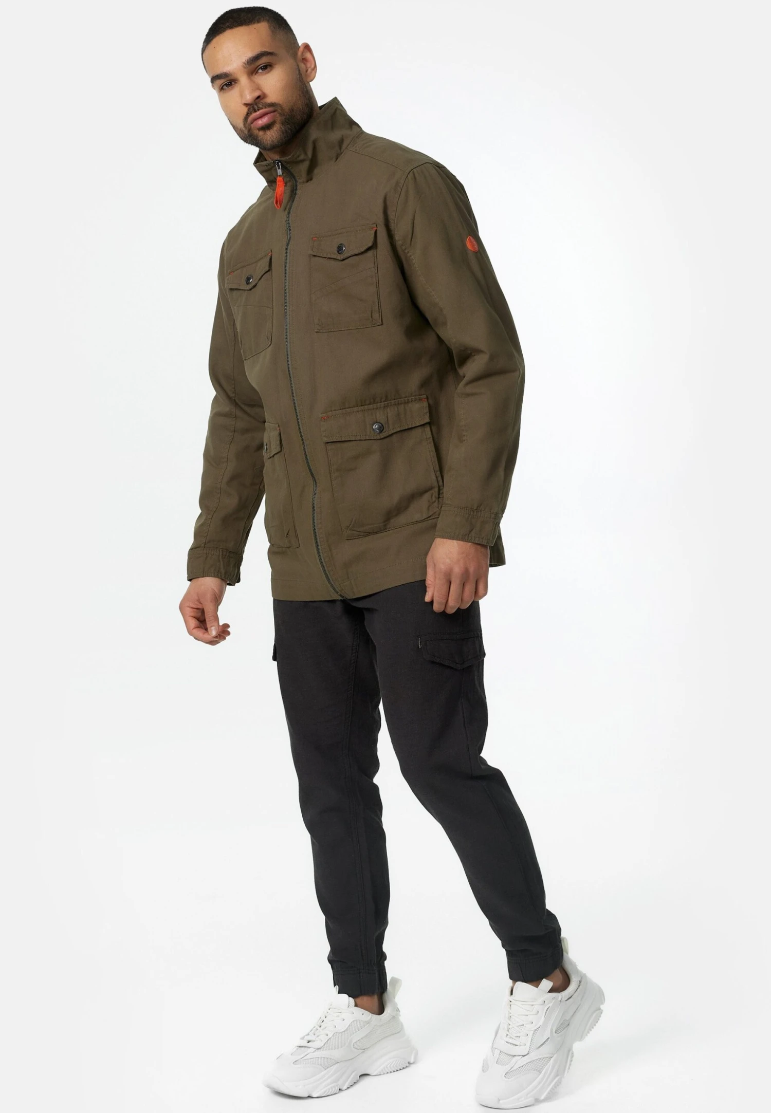 Indicode Jeans Simeon - Outdoorjas - Army - Afbeelding 4